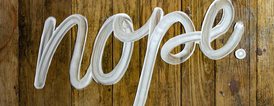 Person in contemplation for When God Says No article